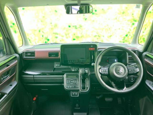 スペーシアカスタム 4WDハイブリッドXSターボ 新品タイヤ/保証書/純正 9インチ メモリーナビ/セーフティサポート(スズキ)/両側電動スライドドア/シートヒーター/全方位モニター/車線逸脱防止支援システム ターボ 衝突被害軽減システム 4WD(6枚目)