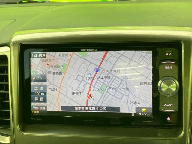 スペーシアカスタムZ Zターボ 新品タイヤ/社外 SDナビ/電動スライドドア/シートヒーター 運転席/ドライブレコーダー 社外/ヘッドランプ HID/Bluetooth接続/EBD付ABS/アイドリングストップ/バックモニター(10枚目)