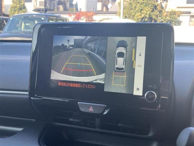 ヤリス ハイブリッドＺ　保証書／ディスプレイオーディオ＋ナビ８インチ／トヨタセーフティセンス／シートヒーター　前席／パノラミックビューモニター／車線逸脱防止支援システム／シート　ハーフレザー　衝突被害軽減システム　ドラレコ（11枚目）