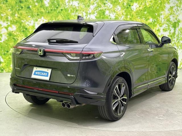 ヴェゼル ｅＨＥＶ　Ｚ　新品タイヤ／無限エアロ／保証書／ディスプレイオーディオ＋ナビ／ホンダセンシング／シートヒーター　前席／マルチビューカメラシステム／車線逸脱防止支援システム／シート　ハーフレザー／電動バックドア（3枚目）