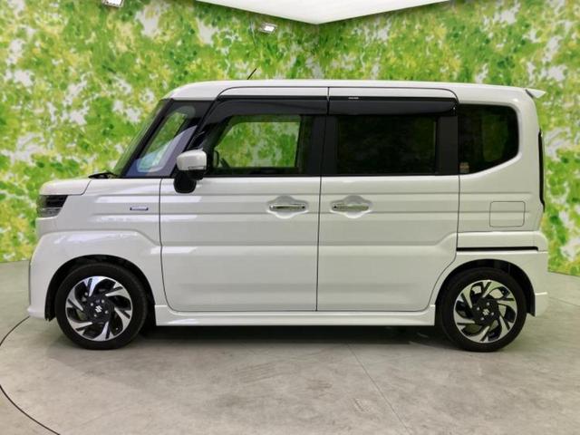 スペーシアカスタム ハイブリッドＸＳターボ　新品タイヤ／保証書／純正　９インチ　ＳＤナビ／セーフティサポート（スズキ）／両側電動スライドドア／シートヒーター　前席／全方位モニター用カメラ／車線逸脱防止支援システム／シート　ハーフレザー　ドラレコ（2枚目）