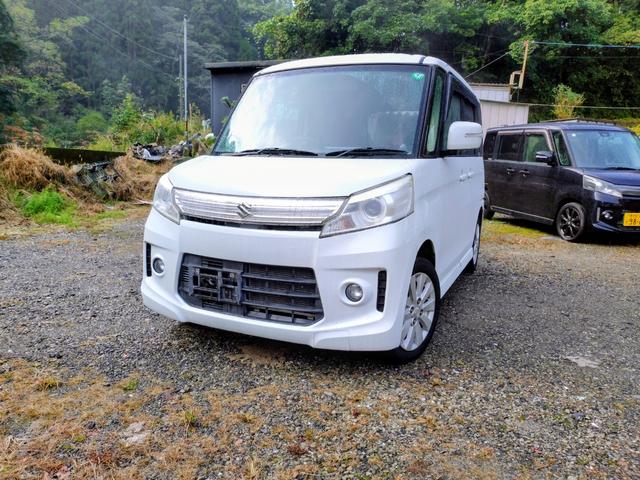 スペーシアカスタム GS 外品ナビ フルセグTV ETC タイミングチェーン 両側スライドドア(2枚目)