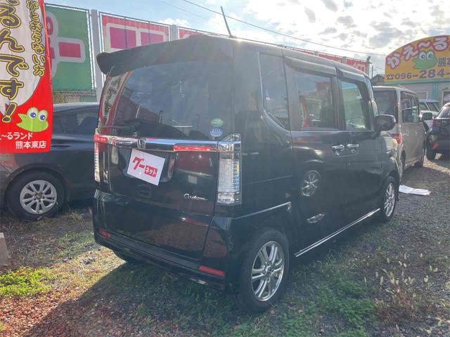 N-BOXカスタム G・Lパッケージ 両側スライド・片側電動 オートライト HID スマートキー アイドリングストップ 電動格納ミラー ベンチシート CVT 盗難防止システム ABS ESC CD ミュージックプレイヤー接続可(14枚目)