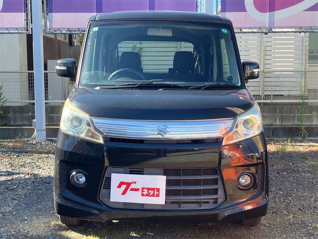 スペーシアカスタム 　両側スライド・片側電動　ナビ　ＴＶ　オートライト　ＨＩＤ　スマートキー　アイドリングストップ　電動格納ミラー　ベンチシート　ＣＶＴ　盗難防止システム　ＡＢＳ　ＣＤ　ＤＶＤ再生　ＵＳＢ（12枚目）