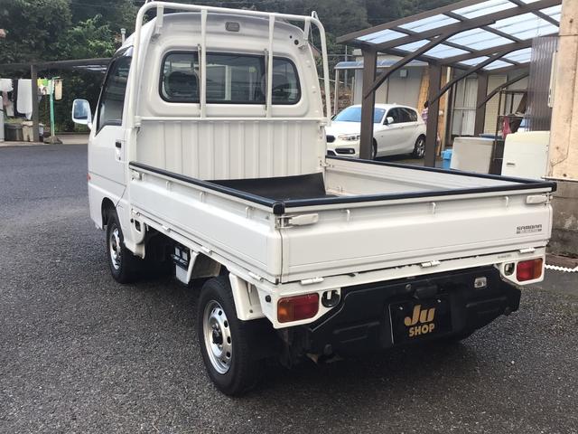 サンバートラック 　赤帽ベース車　マニュアル車　赤帽エンジン　色替白　ハイルーフ　鳥居オリジナル製作品　パワステ　ＬＥＤヘッドライト　タイヤ新品装着納車　ワイパーブレード新品　　バッテリー新品納車　車検整備渡し（8枚目）