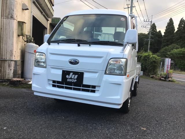 サンバートラック 　赤帽ベース車　マニュアル車　赤帽エンジン　色替白　ハイルーフ　鳥居オリジナル製作品　パワステ　ＬＥＤヘッドライト　タイヤ新品装着納車　ワイパーブレード新品　　バッテリー新品納車　車検整備渡し（11枚目）