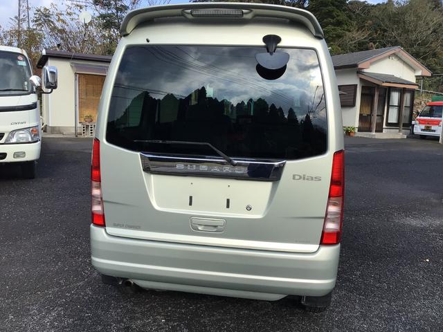 サンバーバン ディアスＳＣ５ＭＴ　４ＷＤ　サンバーディアススーパーチャージャー　５ＭＴ　切替式４ＷＤ　ＴＶ　ＥＴＣ　ＬＥＤヘッドライト　フォグ付き　リアスポ付き　社外ホイール（8枚目）