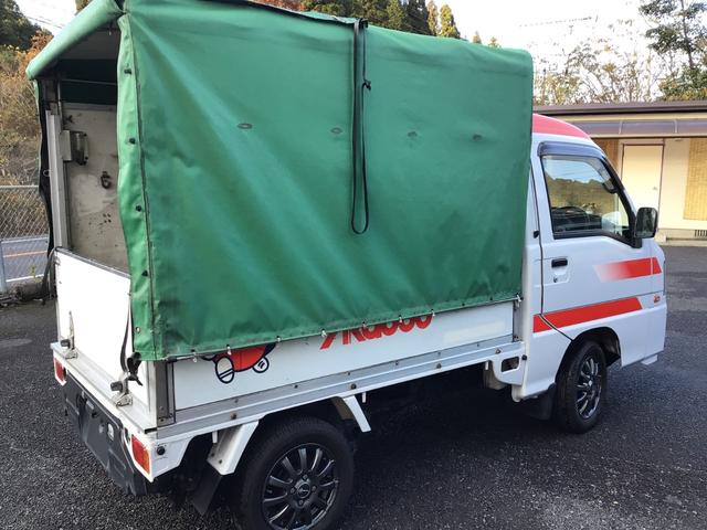 サンバートラック 赤帽SC 切替式4WD 5MT 赤帽SC 赤帽スーパーチャージャー 5MT 切替式4WD 赤帽カラー現状 ホロ付 ETC ドライブレコーダー(5枚目)