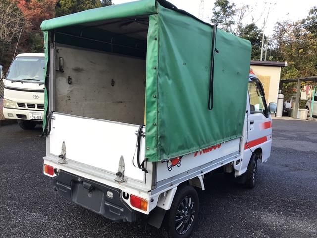 サンバートラック 赤帽SC 切替式4WD 5MT 赤帽SC 赤帽スーパーチャージャー 5MT 切替式4WD 赤帽カラー現状 ホロ付 ETC ドライブレコーダー(6枚目)