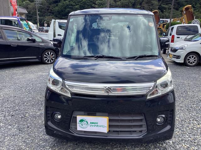 スペーシアカスタム XS レーダーブレーキサポート装着車 両側スライドドア 左パワスラ ナビ テレビ スマートキー ディスチャージライト フォグ アルミ 記録簿(2枚目)