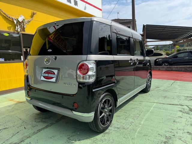 ムーヴキャンバス Ｘリミテッドメイクアップ　ＳＡＩＩ　社外ナビ　フルセグ　バックカメラ　両側パワスラ　ＬＥＤヘッドライト　フォグランプ　シートカバー　社外１４インチアルミ　革巻きステアリング　ステアリングスイッチ　キーフリー　エコアイドル　ＥＴＣ（11枚目）