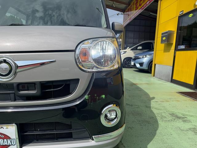 ムーヴキャンバス Ｘリミテッドメイクアップ　ＳＡＩＩ　社外ナビ　フルセグ　バックカメラ　両側パワスラ　ＬＥＤヘッドライト　フォグランプ　シートカバー　社外１４インチアルミ　革巻きステアリング　ステアリングスイッチ　キーフリー　エコアイドル　ＥＴＣ（22枚目）