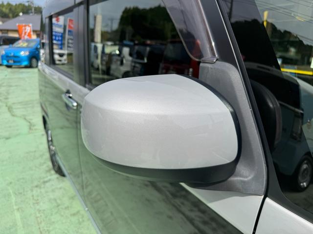 ムーヴキャンバス Ｘリミテッドメイクアップ　ＳＡＩＩ　社外ナビ　フルセグ　バックカメラ　両側パワスラ　ＬＥＤヘッドライト　フォグランプ　シートカバー　社外１４インチアルミ　革巻きステアリング　ステアリングスイッチ　キーフリー　エコアイドル　ＥＴＣ（29枚目）