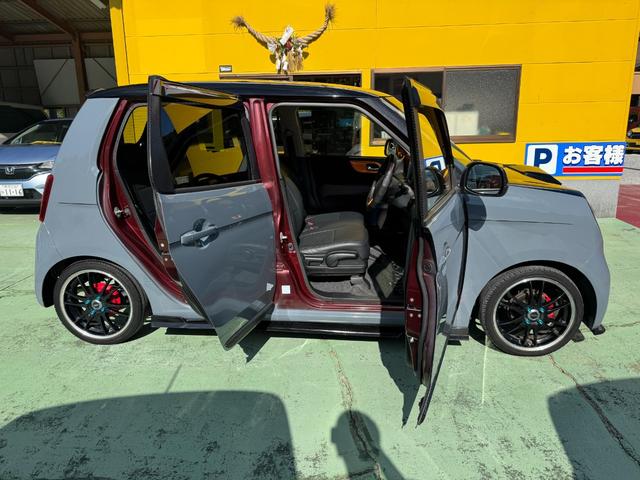 Ｎ－ＯＮＥ プレミアム　グレー黒２トン　ＴＥＩＮ車高調　社外１６インチアルミ　社外エアロ　ＨＩＤヘッドライト　ＬＥＤフォグ　アンドロイドオート　Ｂｌｕｅｔｏｏｔｈ　シートカバー　ドラレコ前後　スマートキー　プッシュスタート（10枚目）