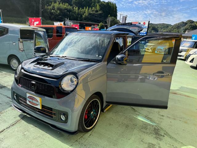 Ｎ－ＯＮＥ プレミアム　グレー黒２トン　ＴＥＩＮ車高調　社外１６インチアルミ　社外エアロ　ＨＩＤヘッドライト　ＬＥＤフォグ　アンドロイドオート　Ｂｌｕｅｔｏｏｔｈ　シートカバー　ドラレコ前後　スマートキー　プッシュスタート（67枚目）