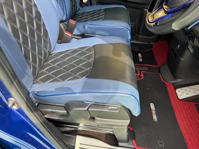 N-BOXカスタム G・EXターボホンダセンシング 無限フルエアロ マフラー バイザー 純正8インチナビ バックカメラ 純正15インチアルミ 両側パワスラ シートカバー ステアリングスイッチ クルコン LEDヘッドライト フォグランプ スマートキー(39枚目)