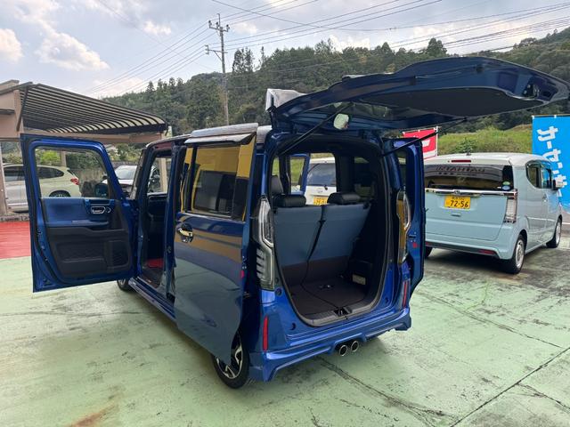 N-BOXカスタム G・EXターボホンダセンシング 無限フルエアロ マフラー バイザー 純正8インチナビ バックカメラ 純正15インチアルミ 両側パワスラ シートカバー ステアリングスイッチ クルコン LEDヘッドライト フォグランプ スマートキー(79枚目)