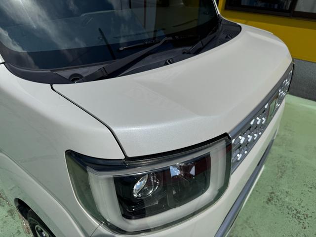 車道楽では、納車前にガラス系ボディーコーティング（１年保証付きクリスタルキーパー・施工証明書付き）を施工しますので、洗車が水洗いで楽々です！さらにヘッドライトコーティングもサービス！