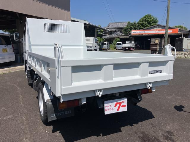 キャンター ダンプ　２ｔ　ローダンプ　走行距離４８０００ｋｍ　ＭＴ　後輪ダブル　電動格納ミラー　エアコン　パワーステアリング　パワーウィンドウ　運転席エアバッグ（7枚目）