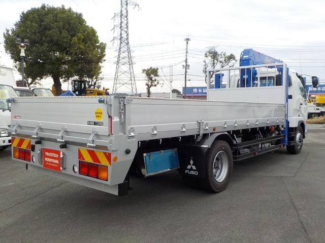 ファイター 　標準幅　増トンセルフクレーン　４段ラジコン　タダノ製ハイジャッキ　７．２トン積み　未使用　ターボ　衝突軽減ブレーキ　横滑り防止装置　ＥＴＣ　キーレス　フロントフォグランプ　三方開　後輪ダブル　ベッド付（5枚目）