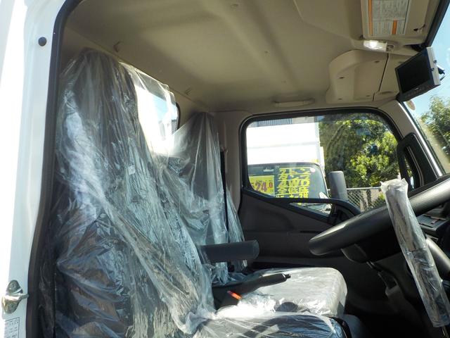 キャンター 3tダンプ 全低床強化 新明和 5MT ターボ 衝突軽減ブレーキ 横滑り防止 バックカメラ 障害物センサー スマートキー キーレス フロントフォグランプ 三方開 後輪ダブル(29枚目)
