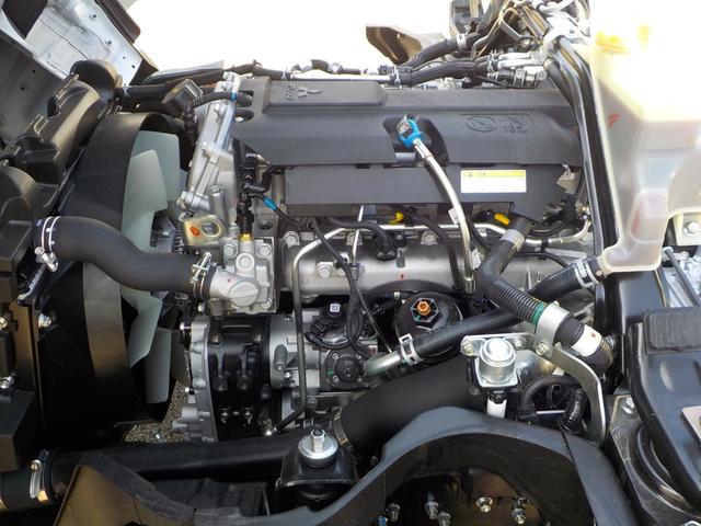 キャンター 3tダンプ 全低床強化 新明和 5MT ターボ 衝突軽減ブレーキ 横滑り防止 バックカメラ 障害物センサー スマートキー キーレス フロントフォグランプ 三方開 後輪ダブル(15枚目)