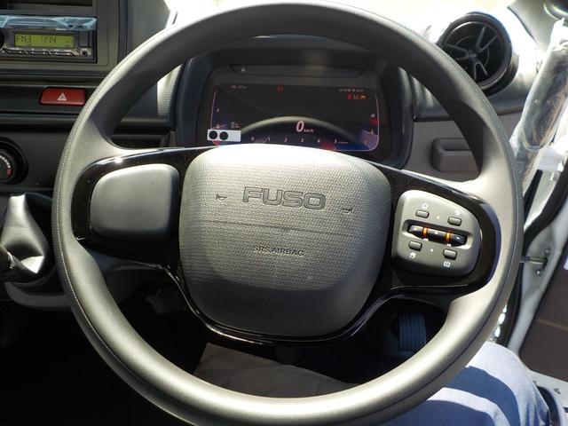 キャンター 3tダンプ 全低床強化 新明和 5MT ターボ 衝突軽減ブレーキ 横滑り防止 バックカメラ 障害物センサー スマートキー キーレス フロントフォグランプ 三方開 後輪ダブル(35枚目)