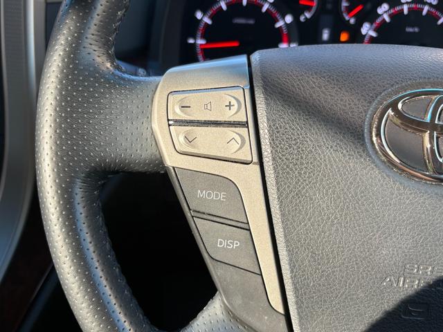 アルファード 240S ETC ナビ TV クリアランスソナー 両側スライド・片側電動 オートライト HID スマートキー 後席モニター 3列シート CVT アルミホイール CD USB Bluetooth 盗難防止システム(39枚目)