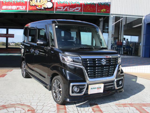 スペーシアカスタム ハイブリッドXS ドライブレコーダー 両側電動スライドドア ナビ 衝突被害軽減システム オートライト LEDヘッドランプ スマートキー アイドリングストップ 電動格納ミラー シートヒーター ベンチシート CVT(13枚目)