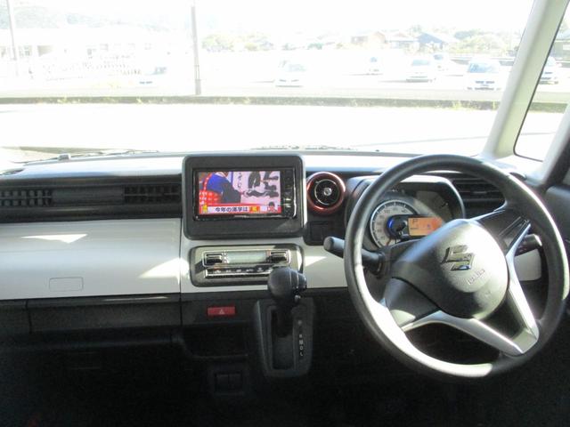 スペーシア ハイブリッドG 両側スライドドア ナビ TV クリアランスソナー 衝突被害軽減システム オートライト スマートキー アイドリングストップ 電動格納ミラー ベンチシート CVT 盗難防止システム ABS ESC(2枚目)