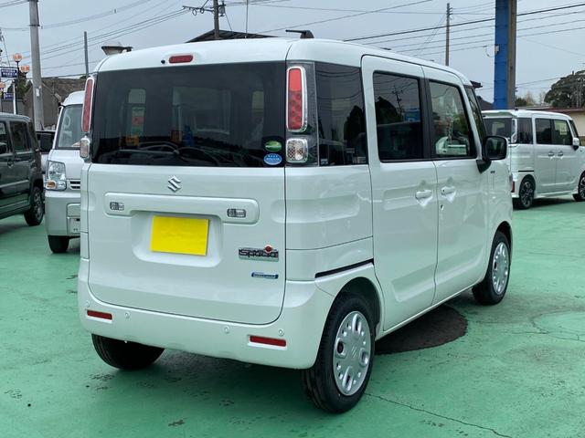 ハイブリッドX 両側電動スライドドア プッシュスタート シートヒーター USB 届出済未使用車(4枚目)