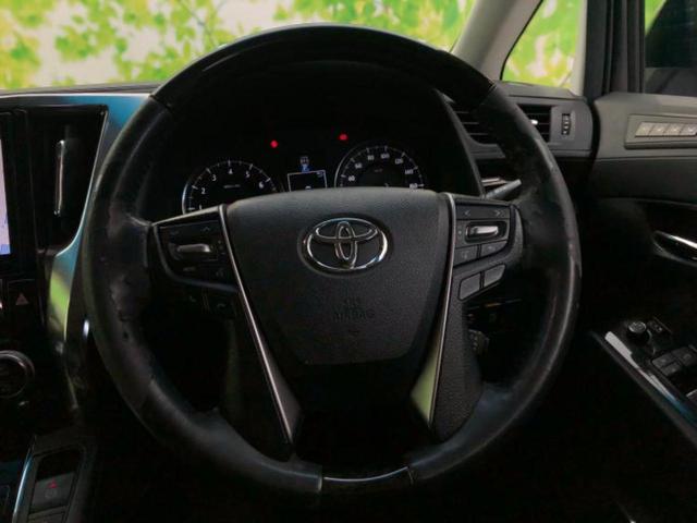 アルファード S Cパッケージ 新品タイヤ/社外 10インチ SDナビ/フリップダウンモニター 社外 12.8インチ/両側電動スライドドア/シート ハーフレザー/電動バックドア/ヘッドランプ LED/ETC/EBD付ABS(15枚目)