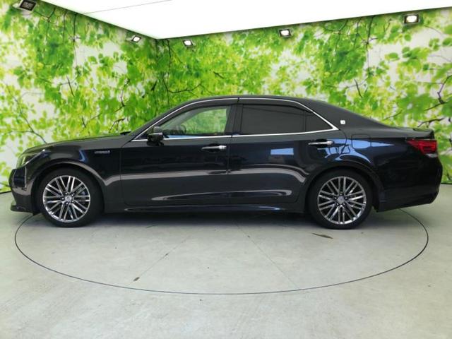 クラウンハイブリッド ハイブリッドアスリートS Jフロンティア 保証書/純正 8インチ HDDナビ/トヨタセーフティセンス/シートヒーター/車線逸脱防止支援システム/シート ハーフレザー/ドライブレコーダー 前後/ヘッドランプ HID/Bluetooth接続(2枚目)