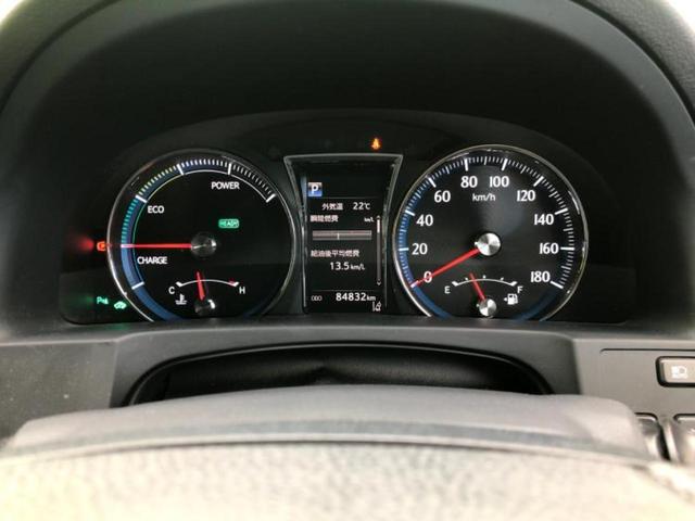 クラウンハイブリッド ハイブリッドアスリートS Jフロンティア 保証書/純正 8インチ HDDナビ/トヨタセーフティセンス/シートヒーター/車線逸脱防止支援システム/シート ハーフレザー/ドライブレコーダー 前後/ヘッドランプ HID/Bluetooth接続(14枚目)