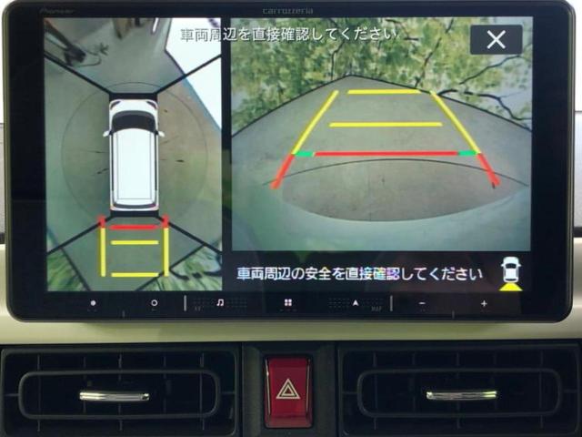 ムーヴキャンバス ストライプスG 保証書/純正 9インチ ナビ/スマートアシスト(トヨタ・ダイハツ)/両側電動スライドドア/シートヒーター 前席/パノラマモニター/車線逸脱防止支援システム/パーキングアシスト バックガイド ドラレコ(13枚目)