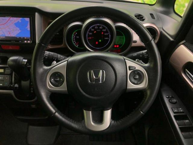 N-BOX G・ターボLパッケージ 新品タイヤ/社外 SDナビ/両側電動スライドドア/ヘッドランプ LED/Bluetooth接続/ETC/EBD付ABS/横滑り防止装置/アイドリングストップ/クルーズコントロール/フルセグTV(15枚目)