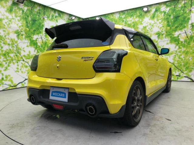 スイフトスポーツ スポーツ　新品タイヤ／エアロ／保証書／純正　９インチ　ＳＤナビ／セーフティサポート（スズキ）／シートヒーター　運転席／車線逸脱防止支援システム／ドライブレコーダー　前後／ヘッドランプ　ＬＥＤ　フルエアロ　ＥＴＣ（3枚目）
