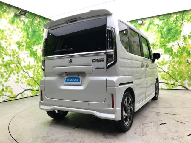 スペーシアカスタム ハイブリッドXSターボ 保証書/純正 9インチ SDナビ/デュアルカメラブレーキサポート(スズキ)/両側電動スライドドア/シートヒーター 前席/車線逸脱防止支援システム/シート ハーフレザー/ヘッドランプ LED ETC(3枚目)