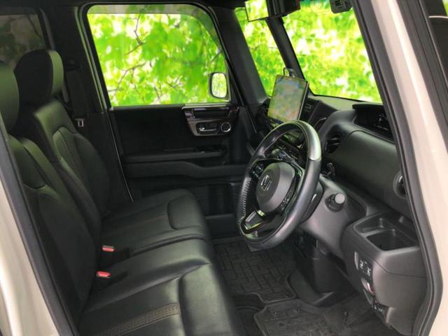 Ｎ－ＢＯＸカスタム Ｌ・ターボ　保証書／社外　１１インチ　ＳＤナビ／ホンダセンシング／両側電動スライドドア／シートヒーター　前席／車線逸脱防止支援システム／シート　フルレザー／ドライブレコーダー　前後／ヘッドランプ　ＬＥＤ　革シート（4枚目）