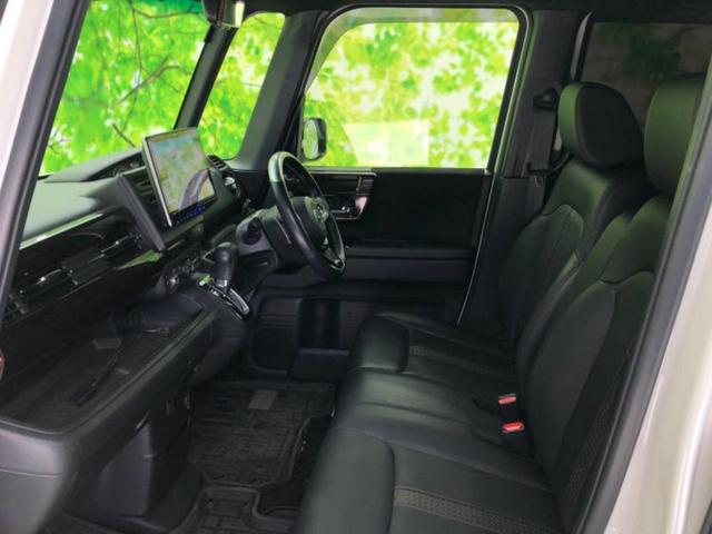 Ｎ－ＢＯＸカスタム Ｌ・ターボ　保証書／社外　１１インチ　ＳＤナビ／ホンダセンシング／両側電動スライドドア／シートヒーター　前席／車線逸脱防止支援システム／シート　フルレザー／ドライブレコーダー　前後／ヘッドランプ　ＬＥＤ　革シート（6枚目）