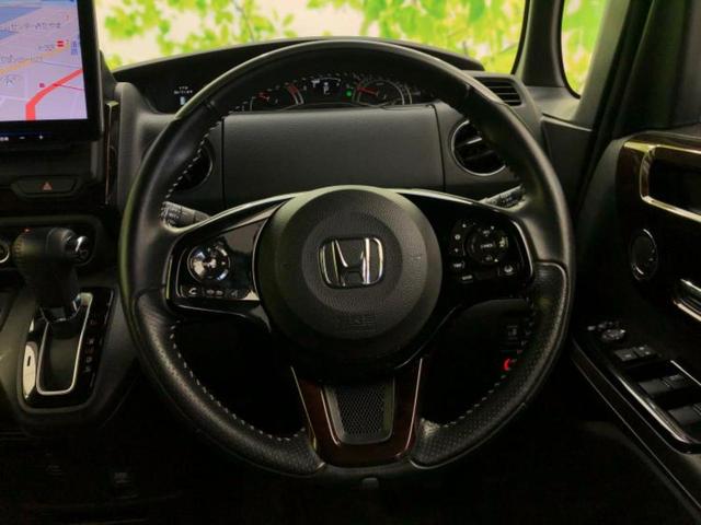 Ｎ－ＢＯＸカスタム Ｌ・ターボ　保証書／社外　１１インチ　ＳＤナビ／ホンダセンシング／両側電動スライドドア／シートヒーター　前席／車線逸脱防止支援システム／シート　フルレザー／ドライブレコーダー　前後／ヘッドランプ　ＬＥＤ　革シート（15枚目）