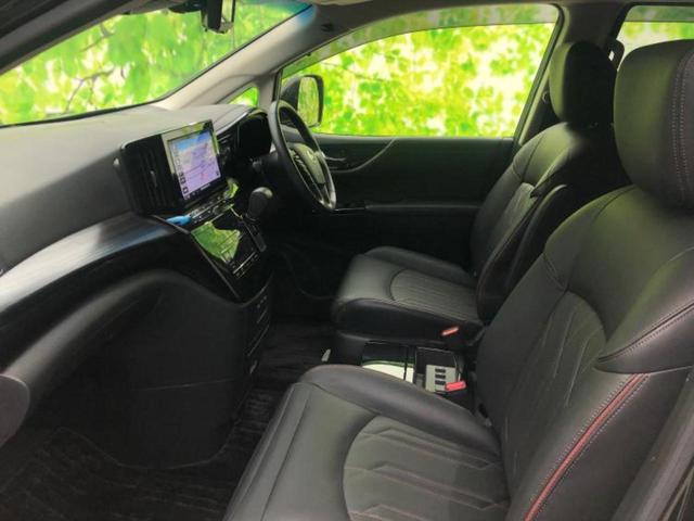 エルグランド ハイウェイスタープレミアム 新品タイヤ/保証書/純正 10インチ SDナビ/フリップダウンモニター 純正 11.5インチ/インテリジェントルームミラー/両側電動スライドドア/シートヒーター/シート フルレザー 革シート ETC(6枚目)