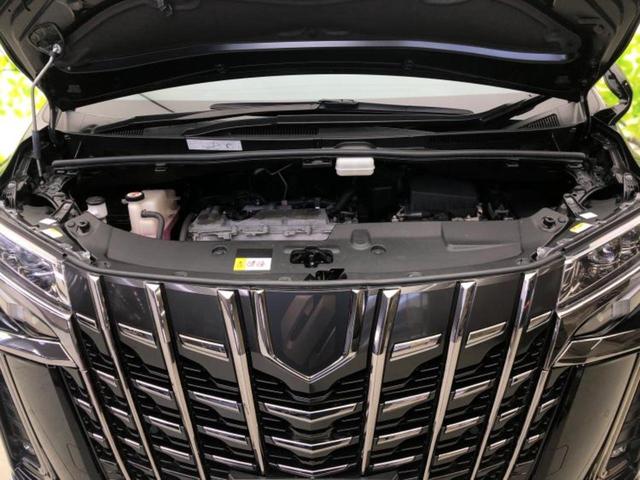 アルファード Ｓタイプゴールド　新品タイヤ／ディスプレイオーディオ＋ナビ９インチ／フリップダウンモニター　純正　１２．１インチ／トヨタセーフティセンス／両側電動スライドドア／車線逸脱防止支援システム／シート　ハーフレザー　ＤＶＤ再生（38枚目）