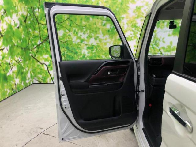 スペーシアカスタム ハイブリッドＸＳターボ　新品タイヤ／保証書／社外　９インチ　ＳＤナビ／デュアルカメラブレーキサポート（スズキ）／両側電動スライドドア／シートヒーター／車線逸脱防止支援システム／シート　ハーフレザー　バックカメラ　ワンオーナー（22枚目）