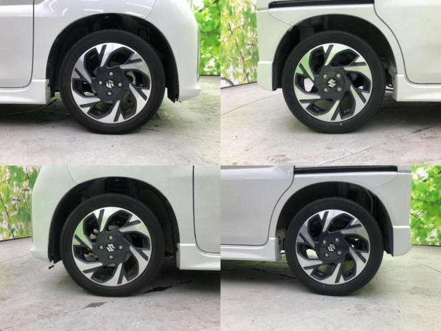 スペーシアカスタム ハイブリッドＸＳターボ　新品タイヤ／保証書／社外　９インチ　ＳＤナビ／デュアルカメラブレーキサポート（スズキ）／両側電動スライドドア／シートヒーター／車線逸脱防止支援システム／シート　ハーフレザー　バックカメラ　ワンオーナー（42枚目）