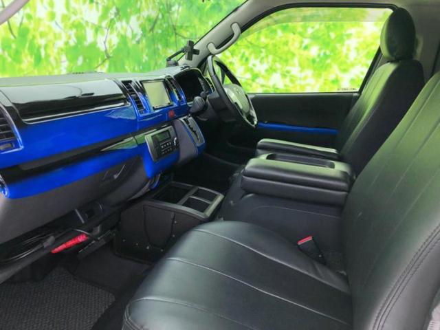 ハイエースバン ４ＷＤロングスーパーＧＬ　エアロ／保証書／社外　ＳＤナビ／フリップダウンモニター　社外　１０．２インチ／両側電動スライドドア／ヘッドランプ　ＨＩＤ／Ｂｌｕｅｔｏｏｔｈ接続／ＥＴＣ／ＡＢＳ／バックモニター／フルセグＴＶ　４ＷＤ（6枚目）