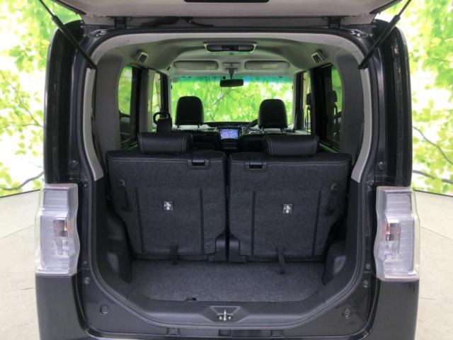 タント カスタムXトップエディションSA 新品タイヤ/純正 8インチ SDナビ/フリップダウンモニター/スマートアシスト(トヨタ・ダイハツ)/両側電動スライドドア/シート ハーフレザー/Bluetooth接続/ETC/EBD付ABS(8枚目)