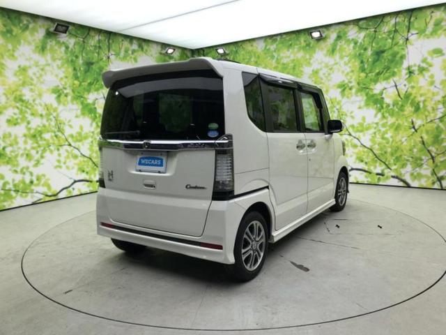 Ｎ－ＢＯＸカスタム ＳＳパッケージ　新品タイヤ／純正　ＳＤナビ／両側電動スライドドア／シートヒーター　前席／ＥＴＣ／ＥＢＤ付ＡＢＳ／横滑り防止装置／アイドリングストップ／バックモニター／エアバッグ　運転席／エアバッグ　助手席（3枚目）