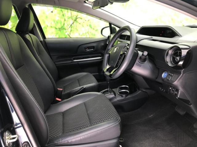 アクア クロスオーバー　純正　ＳＤナビ／トヨタセーフティセンス／シートヒーター　前席／車線逸脱防止支援システム／シート　ハーフレザー／ドライブレコーダー　純正／ヘッドランプ　ＬＥＤ／Ｂｌｕｅｔｏｏｔｈ接続／ＥＴＣ　ドラレコ（4枚目）