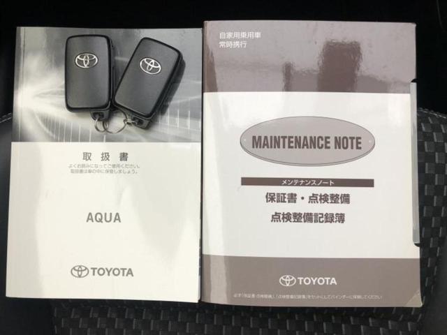 アクア クロスオーバー　純正　ＳＤナビ／トヨタセーフティセンス／シートヒーター　前席／車線逸脱防止支援システム／シート　ハーフレザー／ドライブレコーダー　純正／ヘッドランプ　ＬＥＤ／Ｂｌｕｅｔｏｏｔｈ接続／ＥＴＣ　ドラレコ（31枚目）